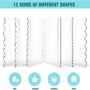 Acrylic Tall Scrapers 6pcs Set (12 edges)  كاشطات طويلة أكريليك طقم 6 قطع (12 حافة)