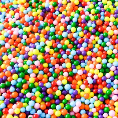 Mixed Sugar Balls Sprinkles 4mm - 100g رشات كرات السكر المشكلة 4 ملم - 100 جرام