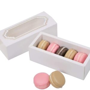 Macarons box - 5 pockets  صندوق الماكرون