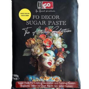 FO Sugar Paste / Fondant 1 kg  - TWEETY YELLOW  عجينة السكر / الفوندان