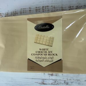 White Compound Chocolate Block 2.5 Kg Castella Brand