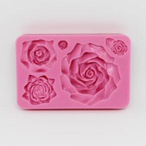 Silicone Mold - Rose Big 3D  قالب الورد