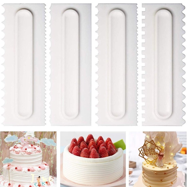 Scraper Set (White) Plastic 4 pcs مجموعة مكشطة