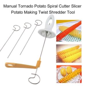 Spiral Potato Manual Slicer قطاعة البطاطس الحلزونية اليدوية