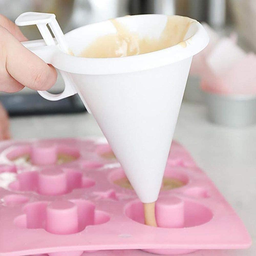 Adjustable Funnel for Filling Batter قمع قابل للتعديل لملء الخليط