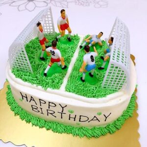 8pcs Set 3D Soccer Football Cake Toppers مجموعة من 8 قطع أغطية كعكة كرة القدم ثلاثية الأبعاد