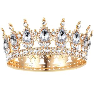 Crown Tiara Queen Gold Topper