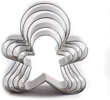 Ginger man Christmas Cookie Cutters Set (5 Pcs)