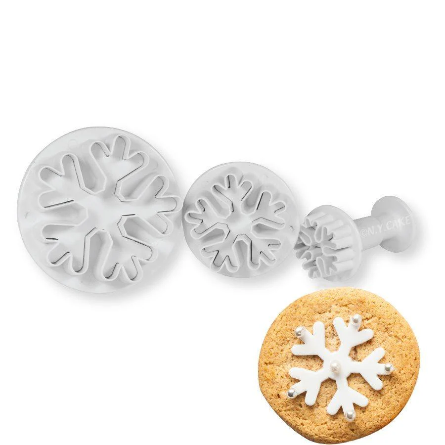 Plastic plunger Cutter -Special Snowflake القاطع - ندفة الثلج