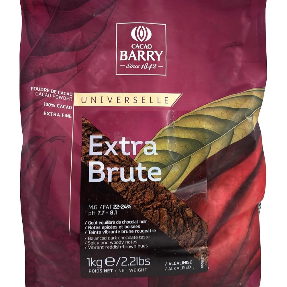 Cocoa Powder Cacao Barry Brute 1 Kg ( مسحوق الكاكاو )