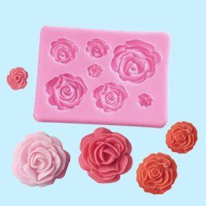 Silicone Mold - Rose 3D  قالب الورد