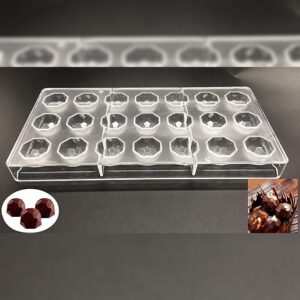 Acrylic Chocolate Mold - Diamond Football Candy 21s