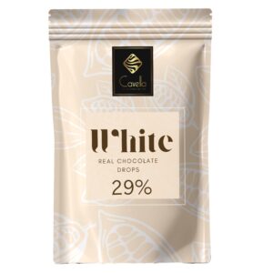 Cavella White Couverture Chocolate Coins 29% (5KG)