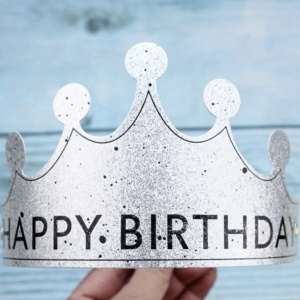 Birthday Crown Paper Adjustable Assorted Colours