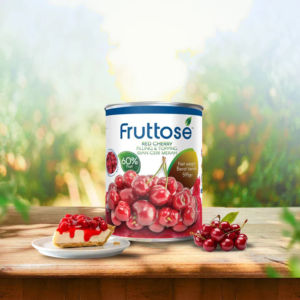 Red Cherry Filling & Topping (60% Fruit) 595 Gms By Fruttose