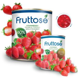 Strawberry Filling & Topping (60% Fruit) 595 Gms By Fruttose