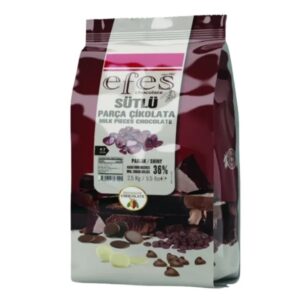 EFES 36% Milk Couverture Chocolate Coins 2.5 kg Bag  غطاء عملات الشوكولاتة