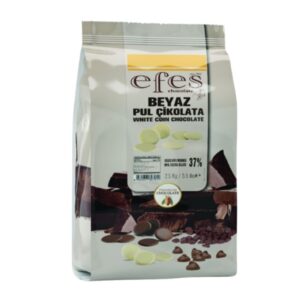 EFES 37% White Couverture Chocolate Coins 2.5 kg Bag  عملات الشوكولاتة الداكنة