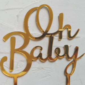 Oh Baby Cake Topper  أوه بيبي كيك توبر