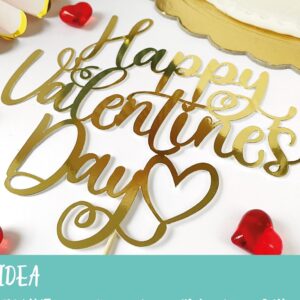 Happy Valentine's Day cake Topper - Design 6  غلاف كعكة عيد الحب السعيد - تصميم 6
