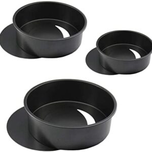 NON STICK Loose Base CHEESECAKE ROUND PAN 4" (10 x 5cm)  قالب تشيز كيك دائري غير لاصق بقاعدة فضفاضة 4 بوصة (10 × 5 سم)