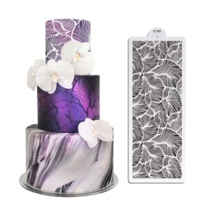 Peacock Lace Large Stencil  الطاووس الدانتيل استنسل كبير