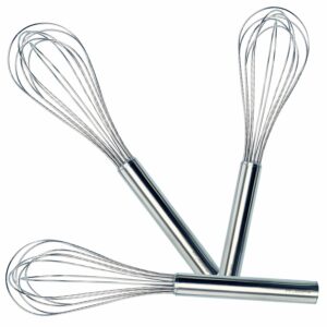 Whisk High Quality SS 3 pcs set  مجموعة مخفقة SS عالية الجودة 3 قطع