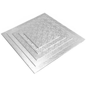 Silver Square Board - 3 mm thick  لوحة مربعة فضية