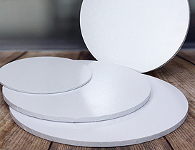 White Drum Round Board - 12 mm thick  طبلة بيضاء