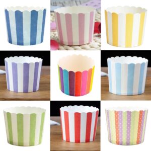 Muffin cups (pvc) assorted 50s كاسات المافن (pvc) متنوعة 50 ق