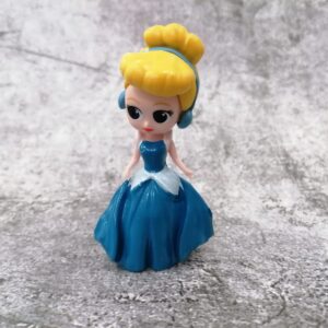 Cinderella - Mini 3D Cake Topper 8 cm without base  سندريلا - تغريسة كيك ميني 3D 8 سم بدون قاعدة