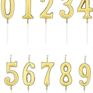 Number Candles 0-9 Assorted  شمعة رقم