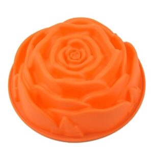 9" Rose Flower  Cake Silicone Baking Mould قالب الوردة السيليكون