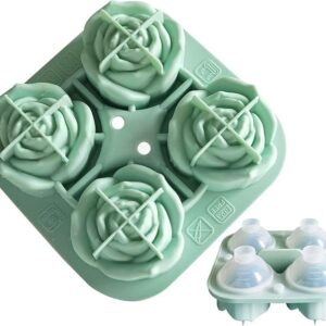 3D Rose ice cube /mousse/chocolate mold   قالب مكعبات الثلج