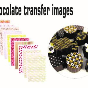 Chocolate transfer sheet  ورقة نقل الشوكولاتة