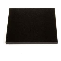 Black Square Drum Board - 12 mm thick  طبلة مربعة سوداء