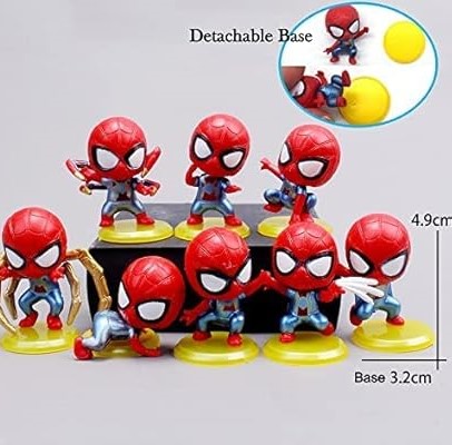 Spiderman Cartoon 3D Figure Topper Assorted