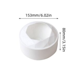 Large Diamond Mousse Silicone Cake Mold  قالب كيك سيليكون موس الماسي كبير