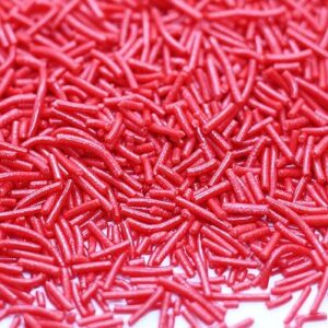Jimmies Sprinkles - Red Pearl 50g  جيمي سبرينكلز - ريد بيرل 50 جرام