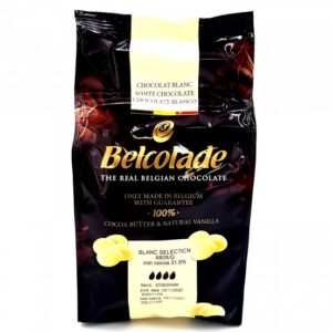 Belcolade White 31% Coverture Chocolate Coins 5 Kg  عملات الشوكولاتة البيضاء
