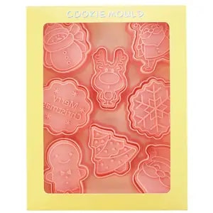 8PCS Christmas Cookie Cutter Set  مجموعة قطع بسكويت عيد الميلاد مكونة من 8 قطع