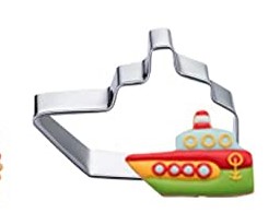 Ship Steel Cookie Cutter  قاطعة البسكويت الفولاذية على شكل سفينة
