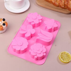 6 Cavity flower Theme Silicone Mold