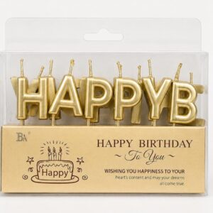 Happy Birthday Letter candles