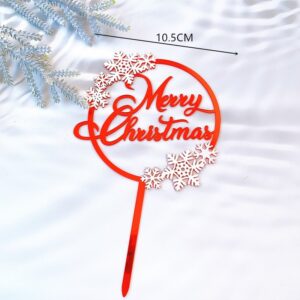Merry Christmas Cake Topper- Type 5  غلاف كعكة عيد الميلاد المجيد - النوع 5