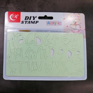 Alphabets Acrylic Sweet Cake Stamp # 3  الحروف الهجائية الاكريليك الحلو كعكة ختم # 3