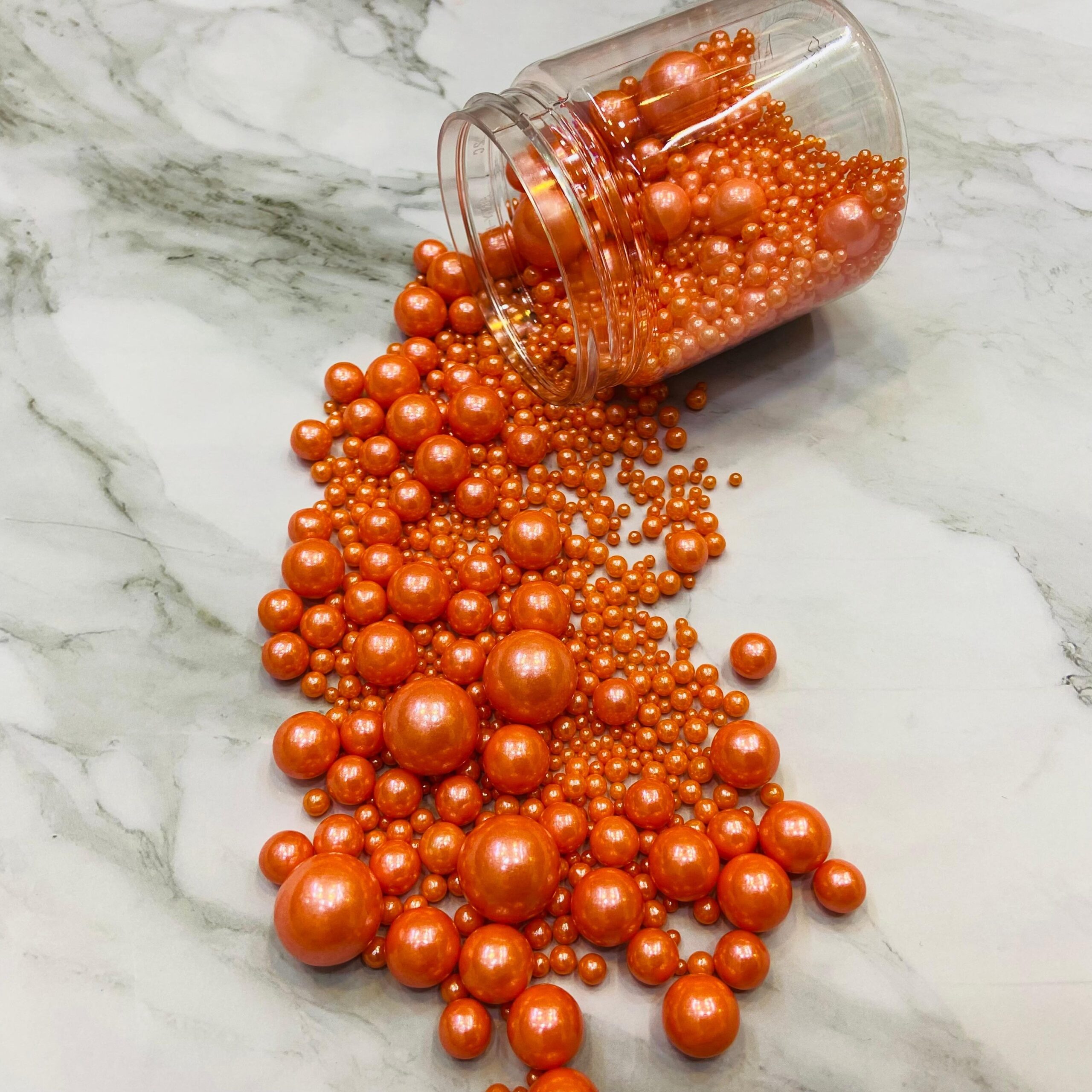 Mixed Orange Sugar Balls 100g كرات سكر برتقال مشكلة 100 جرام