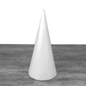 Styrofoam Dummy Cone Base 4.5" x Height 15"  قاعدة مخروطية من الستايروفوم 4.5 بوصة × ارتفاع 15 بوصة